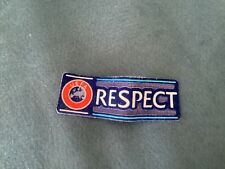 TOPPA PATCH CALCIO FOOTBALL U.E.F.A. RESPECT MAGLIA COPPE INTERNAZIONALI