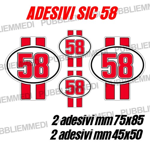 Kit adesivi stickers marco - 4,