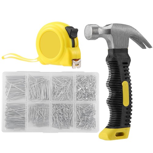 Kit 900 chiodi acciaio - chiodi, con