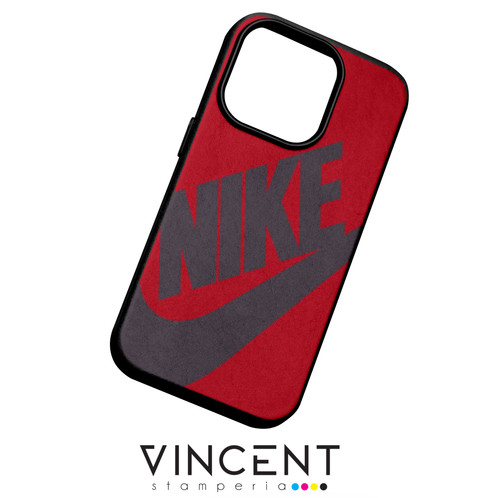 Cover iphone nike - cover, rossa