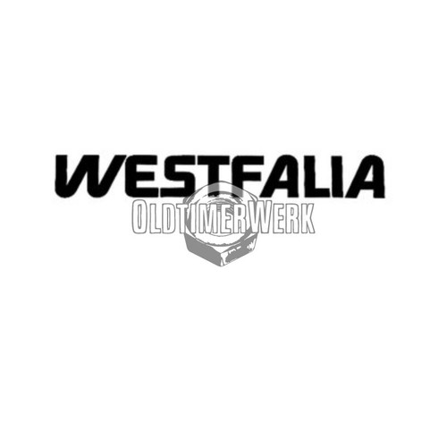 Adesivo scritta westfalia per - scritta,