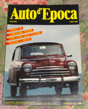 Auto epoca maggio 1990 - auto, d'epoca