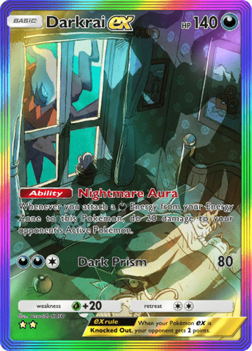 Digital card darkrai rainbow - darkrai,