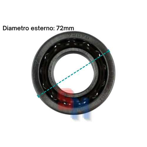 Cuscinetto 7207 - cuscinetto,