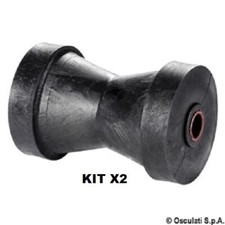 Rullo centrale 130 nero kit - rullo,