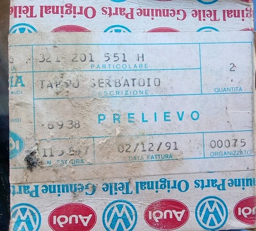 Tappo serbatoio autogerma 321 - serbatoio,