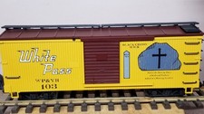 WHITE PASS e Yukon Route, box car #103, treni USA #R1922-C?, leggermente usato. 