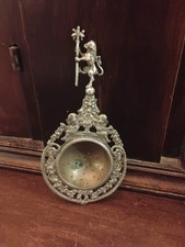 Antico colino da tè in ottone