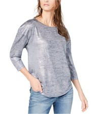 I.N.C Maglione Blusa Lucida Da
