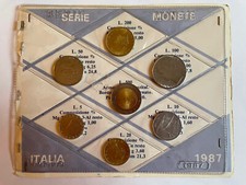 Serie monete italiane lire - monete, in
