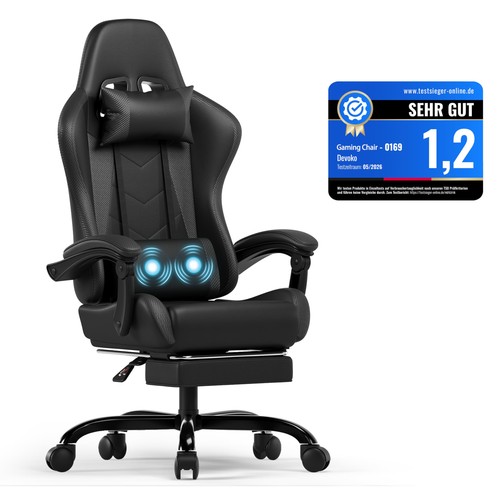 Sedia gaming massaggiante - da,