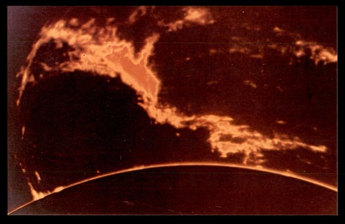Cartolina solar flare - cartolina,