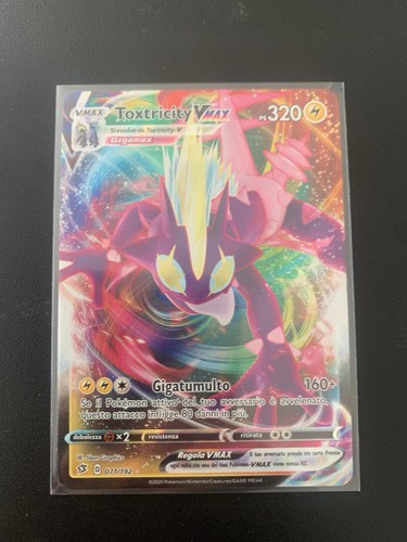Carta pokemon toxtricity vmax - toxtricity,