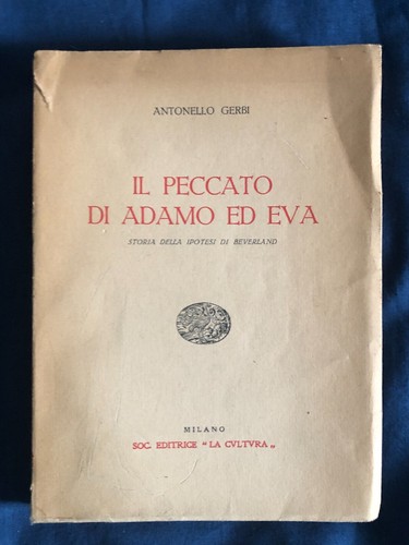 Gerbi peccato adamo ed - il,