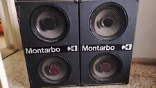 Coppia di casse Montarbo mod. 189 8 ohm vintage
