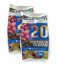 POLTIGLIA DI RAME 20% SOLFATO DI RAME NEUTRALIZZATO CONCIME CE BIOLOGICA 2 KG 