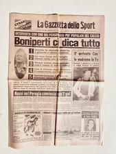 GAZZETTA DELLO SPORT 3 AGOSTO 1979 SEBASTIAN COE - ADMIRAL'S CUP - PAOLO ROSSI