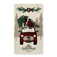 Christmas kitchen towel clouds - christmas,