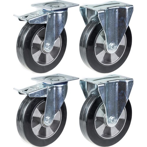 Coppia ruote fisse in - coppia,