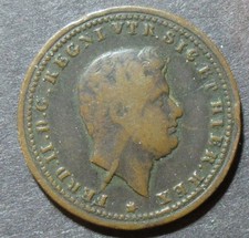 1851 Ferdinando II - Tornese
