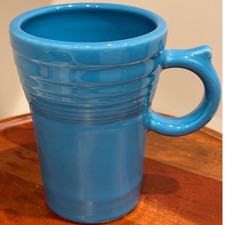 Tazza latte ceramica blu
