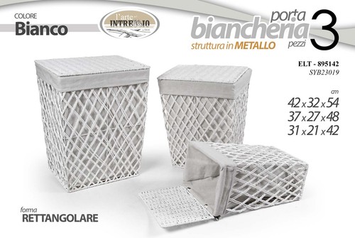 Set ceste portabiancheria - 3,