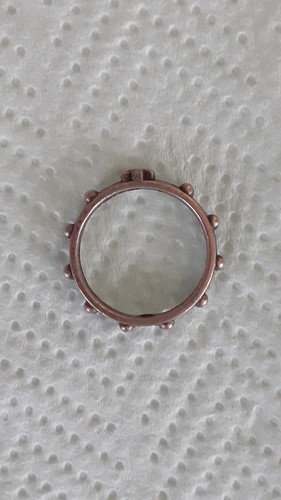 Anello rosario decina argento - anello,