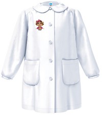 Grembiule Siggi Bianco Bimba