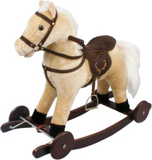 Cavallo a Dondolo Beige Con