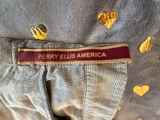 Pantaloni eleganti vintage PERRY ELLIS jeans pantalone uomo 