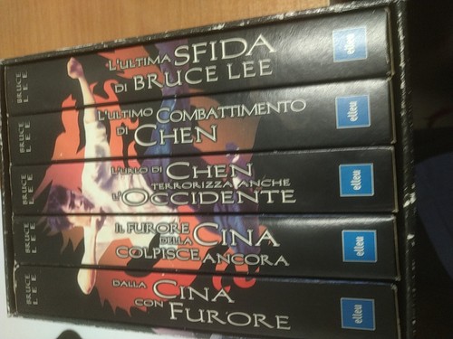 Bruce lee box completo vhs - bruce,