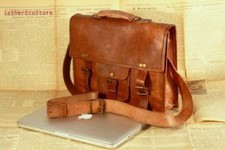 Borsa a mano nuova da uomo in pelle messenger tracolla business lavoro valige...