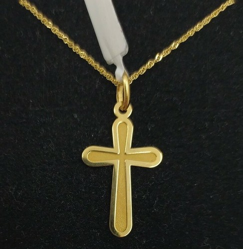 Pendente catena croce in - croce,