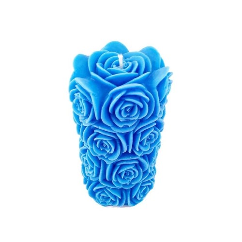 Grande candela blu forma di - grande,