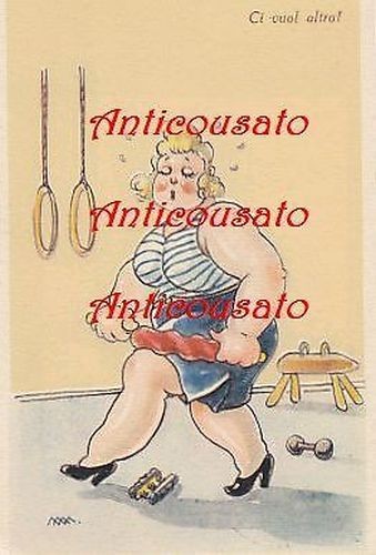 Cartolina umoristica originale - umoristica,