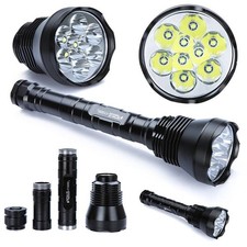 TrustFire 9x LED Torcia 11000