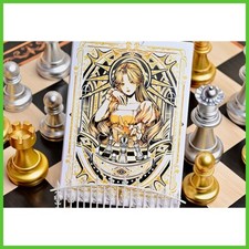 Mazzo di Carte CHESS WHITE da Gioco Poker Collezione Scacchi Playing Cards Magia