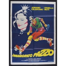 manifesto INNAMORATO PAZZO adriano celentano ornella muti pattini regina A227