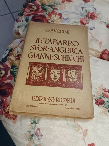 Libretto opera puccini il - opera,