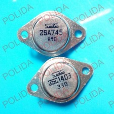 1 paio 2SA745/2SC1403 TO-3