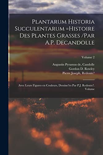 Candolle plantarum historia - plantarum,