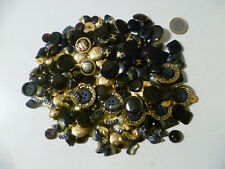 180 BOTTONI MISTI COLOR BLU FONDO MAGAZZINO MERCERIA LEGGERI SEGNI TEMPO