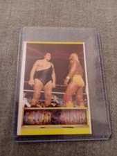 ADESIVO SUPER STARS OF WRESTLING CENTER TV 1991RARO ANDRE IL GIGANTE HULK HOGAN