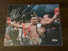 Mike Tyson foto autografata