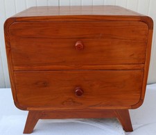 Comodino in teak massello