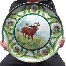 RARO PIATTO GIGANTE CERAMICA