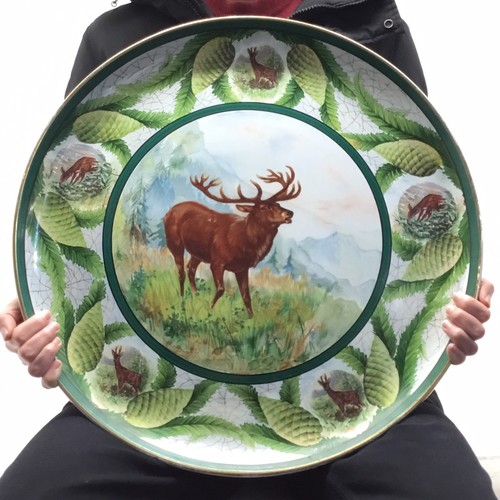 Raro piatto gigante ceramica - piatto,