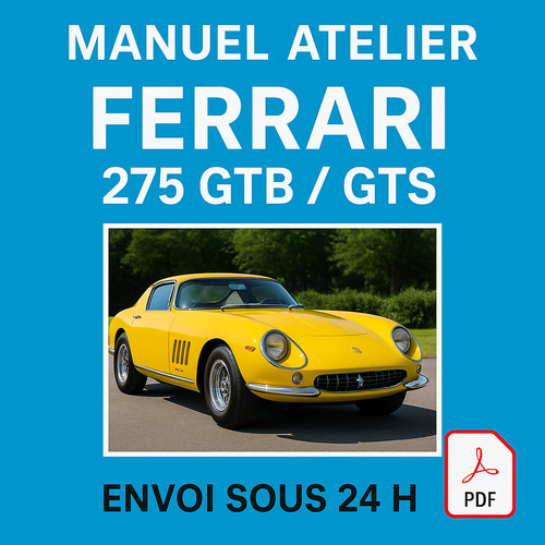 Manuel atelier ferrari 275 - manuel,