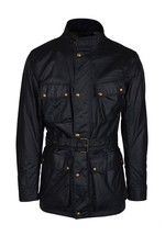 Giacca cerata Belstaff Trialmaster blu scuro taglia UK 40 (M/L)