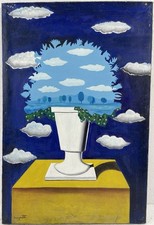 René Magritte olio su tela